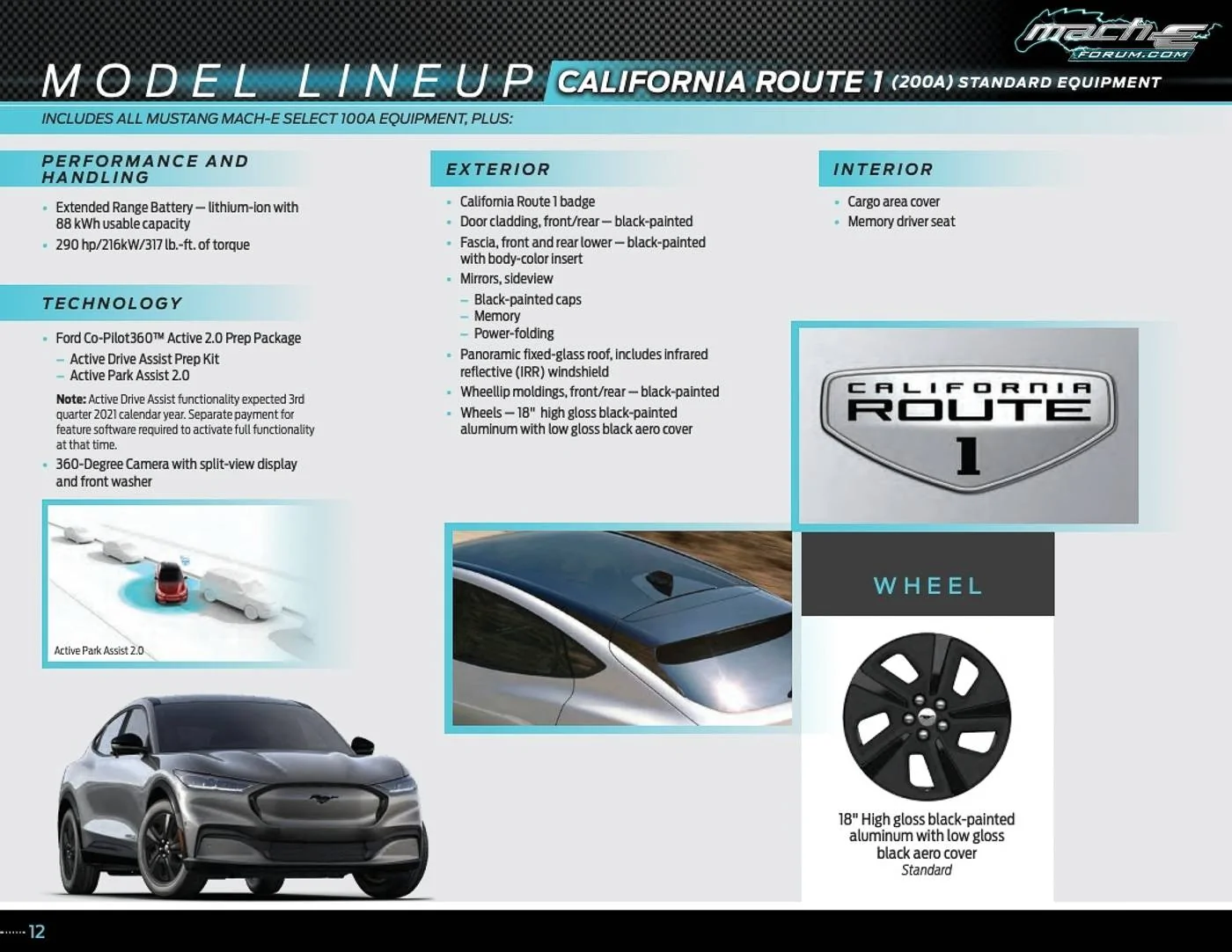 Ford Mustang Mach-E 2021 Mach-E Mustang Product / Packaging Guide 2021_Mustang_Mach_E_Packaging_Guide_page_12