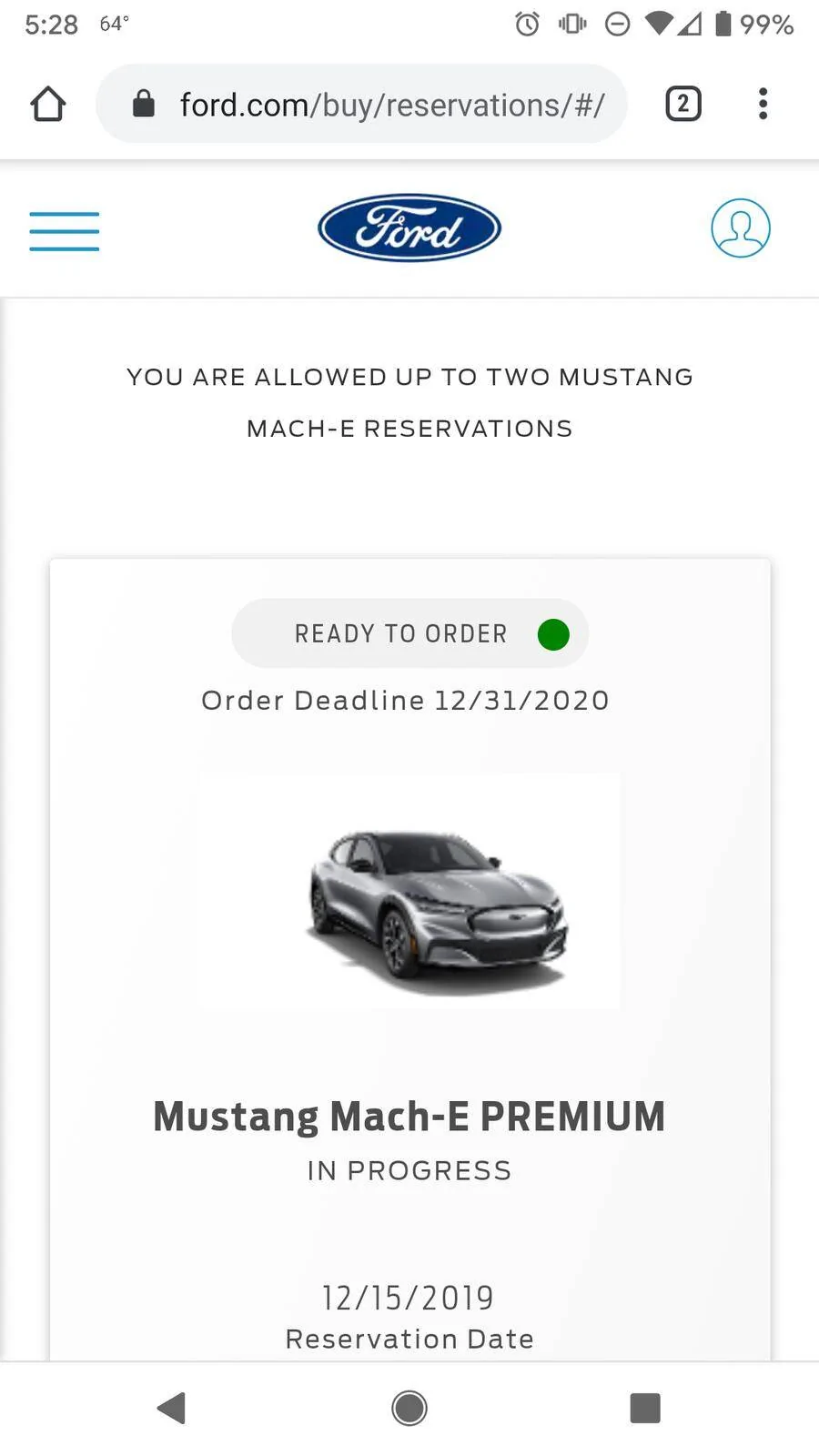 Ford Mustang Mach-E Mach-E customer order bank will open June 26! Screenshot_20200627-052834