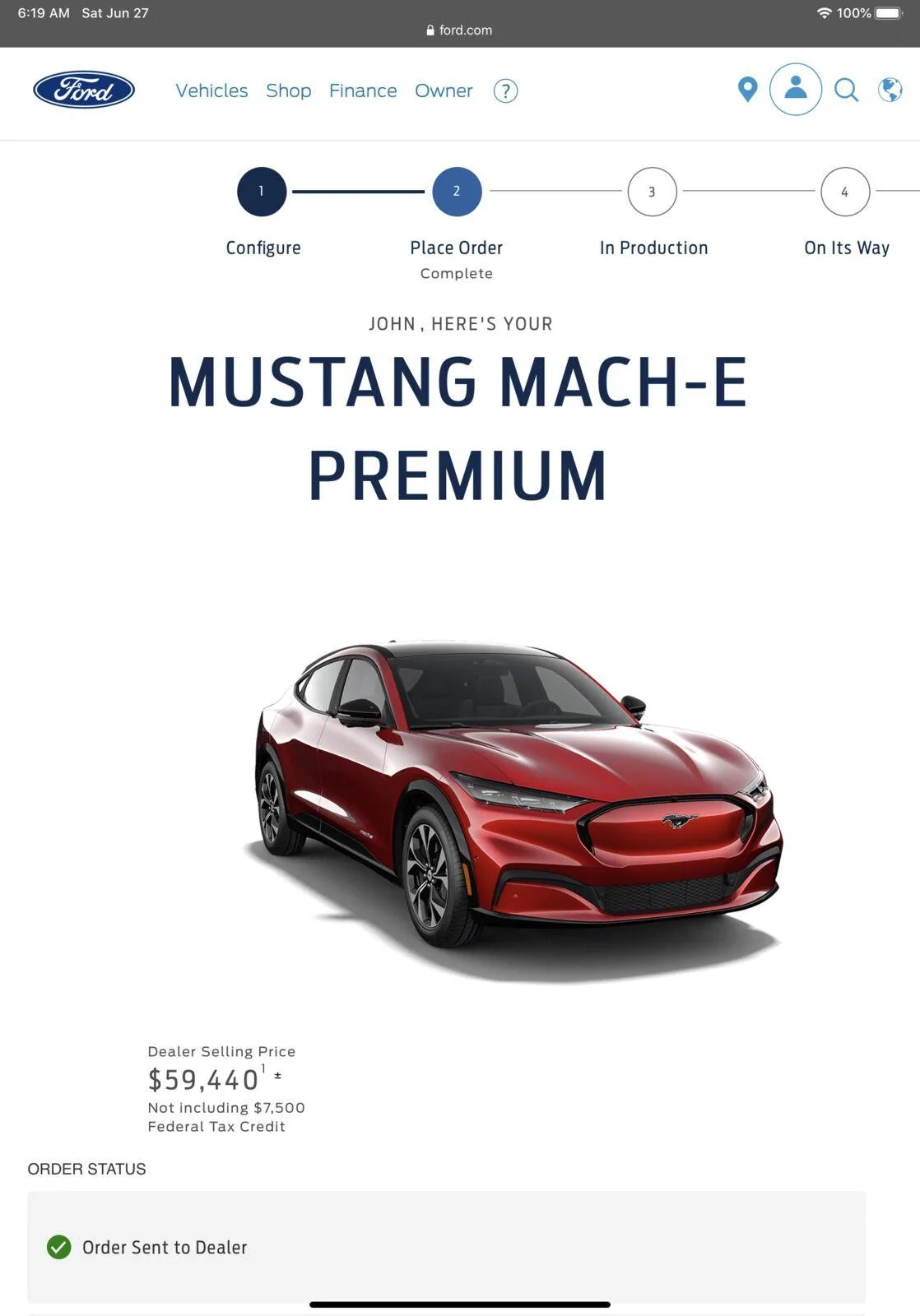 Ford Mustang Mach-E Mach-E customer order bank will open June 26! 8D6531AD-B317-49F2-B2F5-DB6F2099D63F