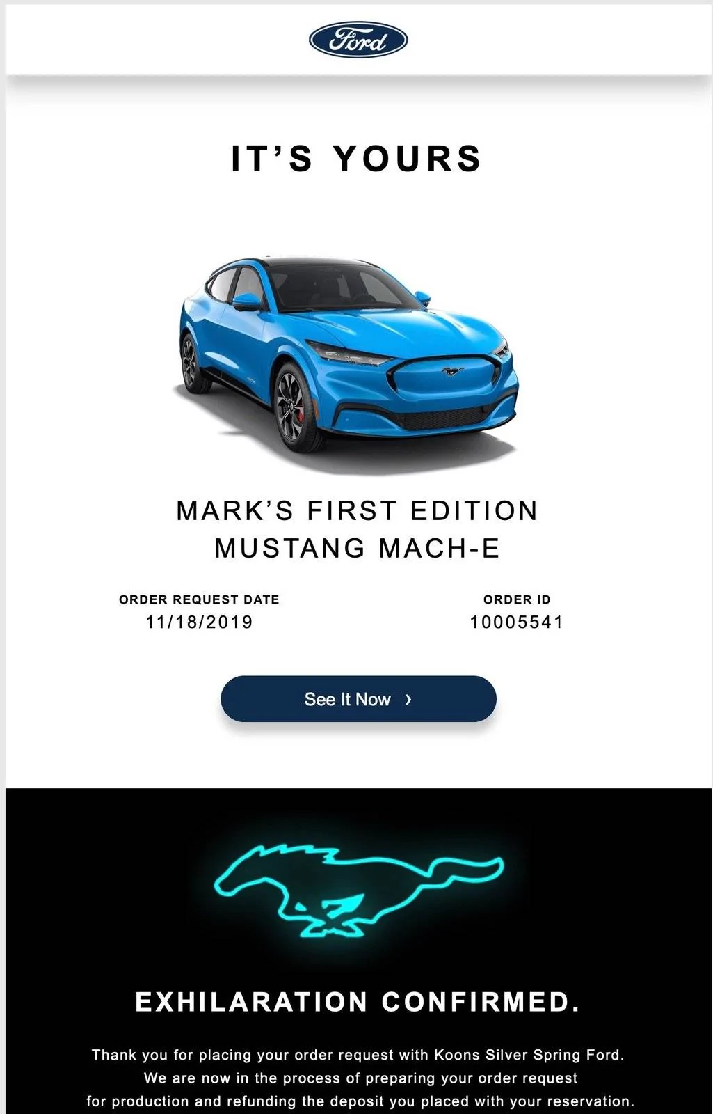 Ford Mustang Mach-E Submitted Orders Tracking List and Stats [Enter Yours] 1593263153484