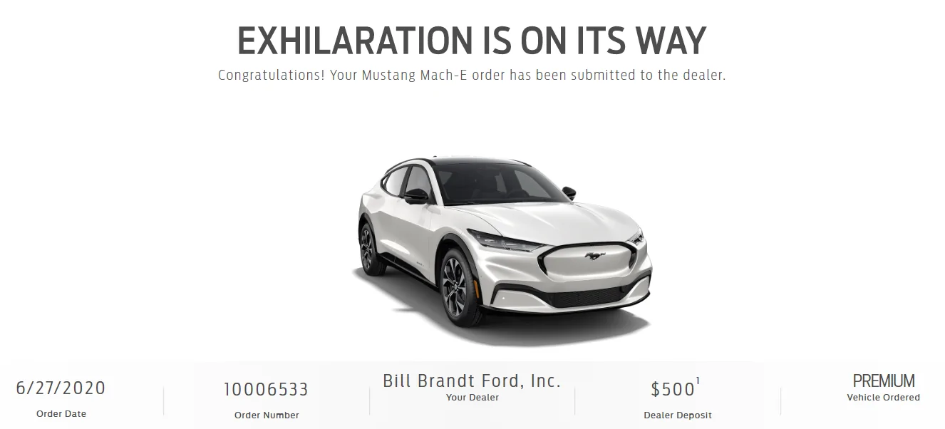 Ford Mustang Mach-E Submitted Orders Tracking List and Stats [Enter Yours] 1593273906281