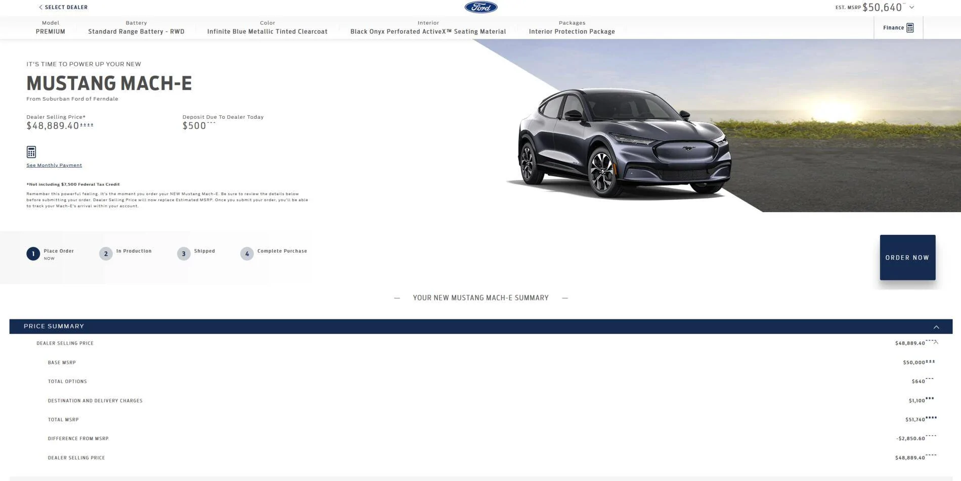 Ford Mustang Mach-E Order site is up! 1593276443460