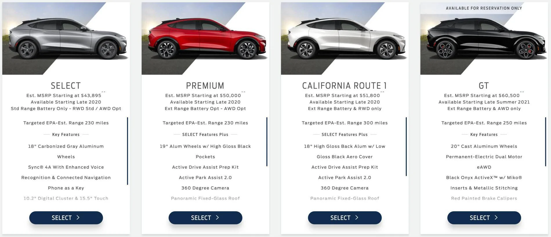 Ford Mustang Mach-E Order site is up! Screen Shot 2020-06-27 at 10.22.14 AM