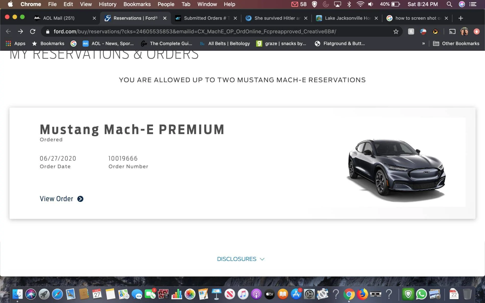 Ford Mustang Mach-E Submitted Orders Tracking List and Stats [Enter Yours] Screen Shot 2020-06-27 at 8.24.33 PM