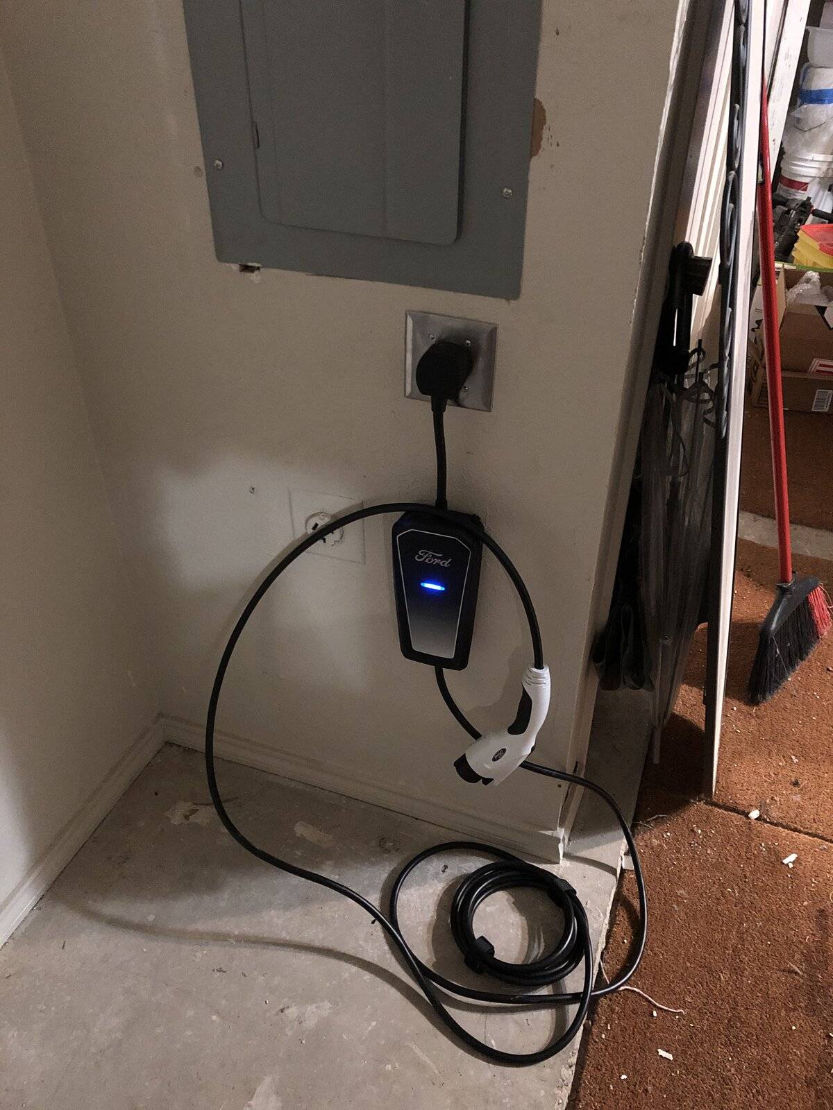 Ford Mustang Mach-E Am I fine with the 240V "mobile" charger as a permanent fixture in my garage? 8DA6599A-6C9D-4FAC-9A3F-78E4F81F0378