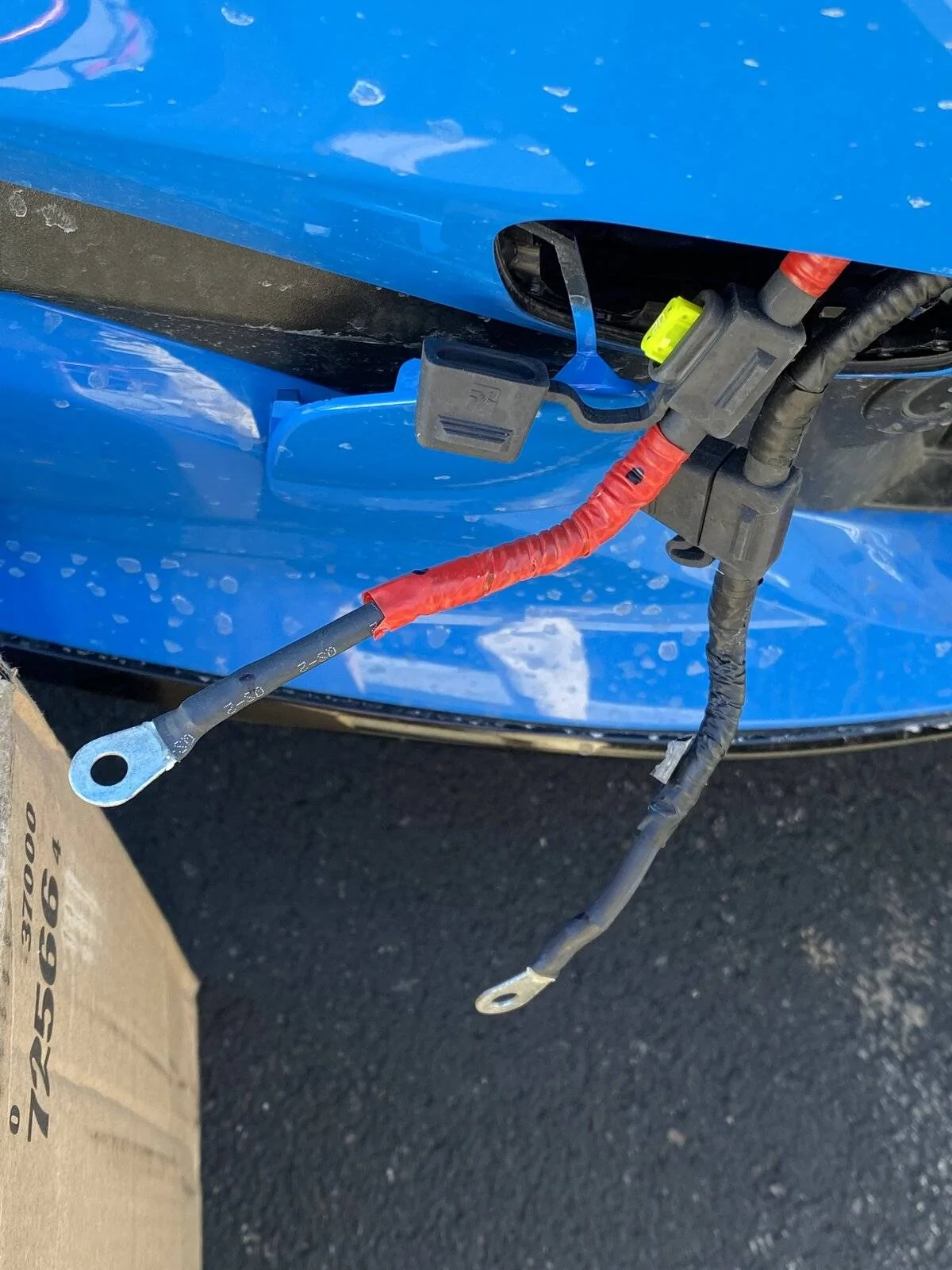 Ford Mustang Mach-E Battery for Frunk Release to store in bumper IMG-1525