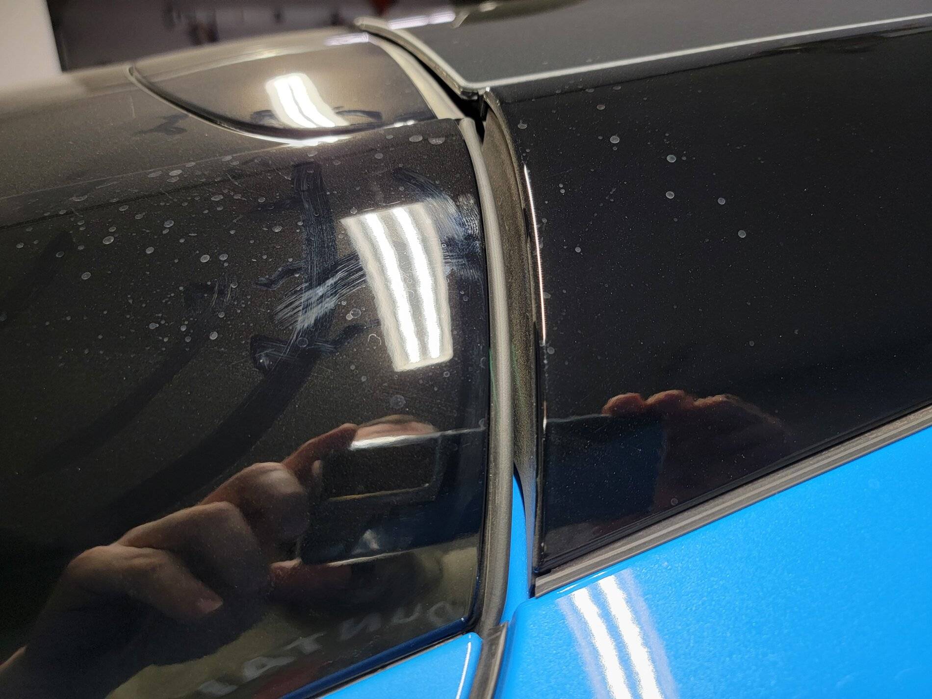 Ford Mustang Mach-E Back end tailgate lineup 20210315_120406