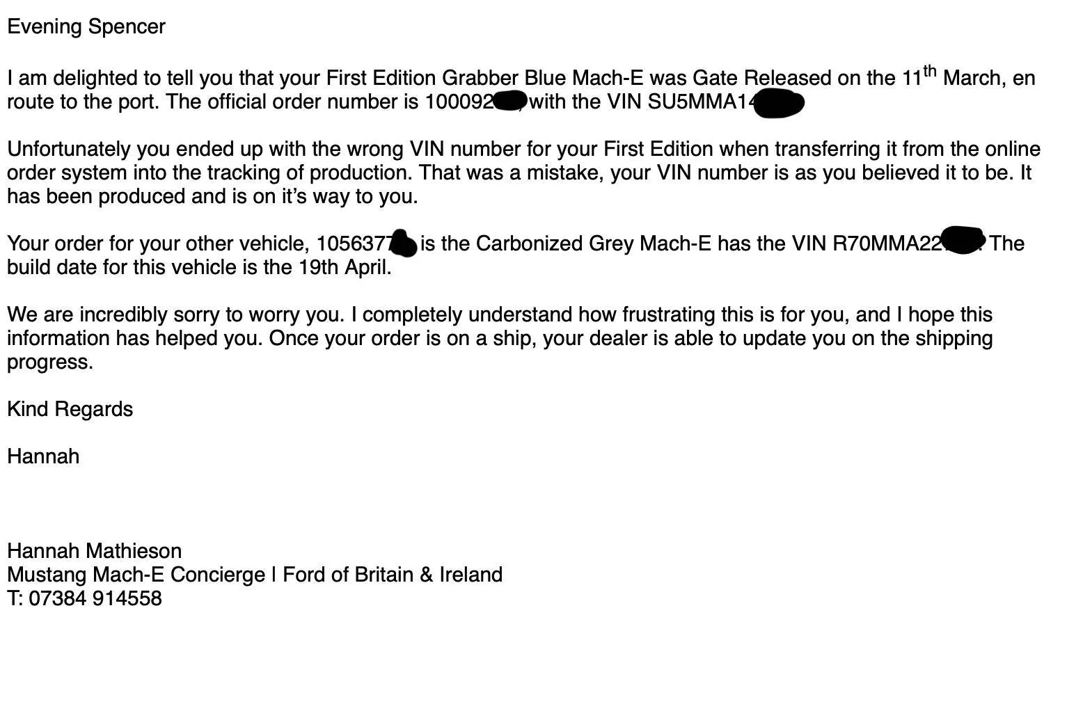 Ford Mustang Mach-E UK Customers Screenshot 2021-03-16 at 18.13.31