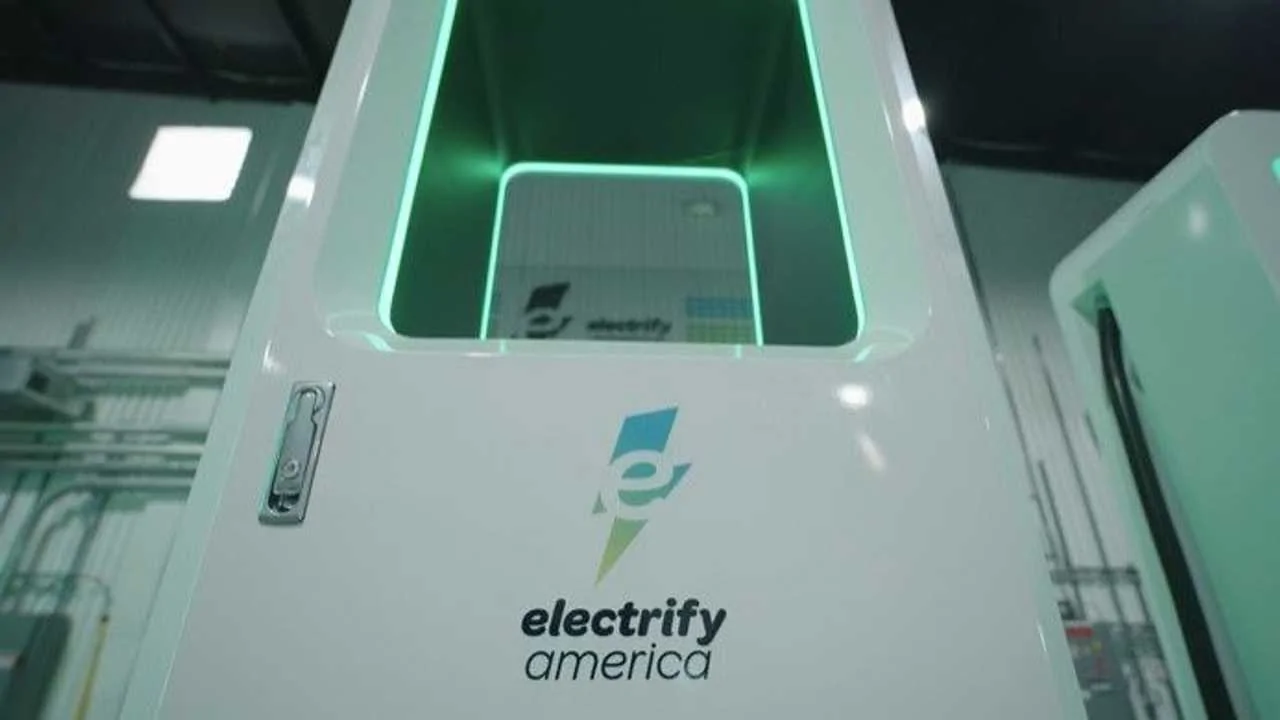 Ford Mustang Mach-E Expanding the Electrify America and Electrify Canada Networks for the future of eMobility electrify-america-dc-fast-charge-station