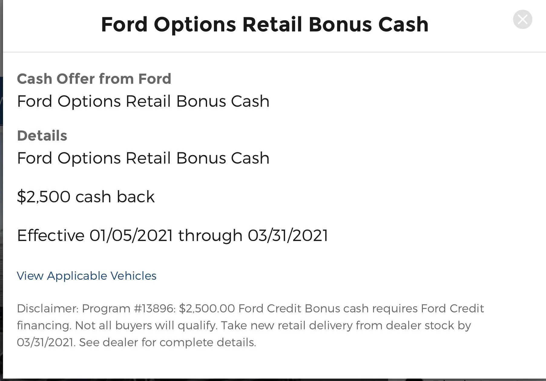 Ford Mustang Mach-E Buying process frustration Screen Shot 2021-03-18 at 11.10.26 AM