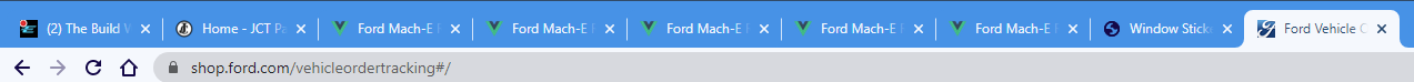 Ford Mustang Mach-E The Build Week 1/24/2021 Club browsertabs