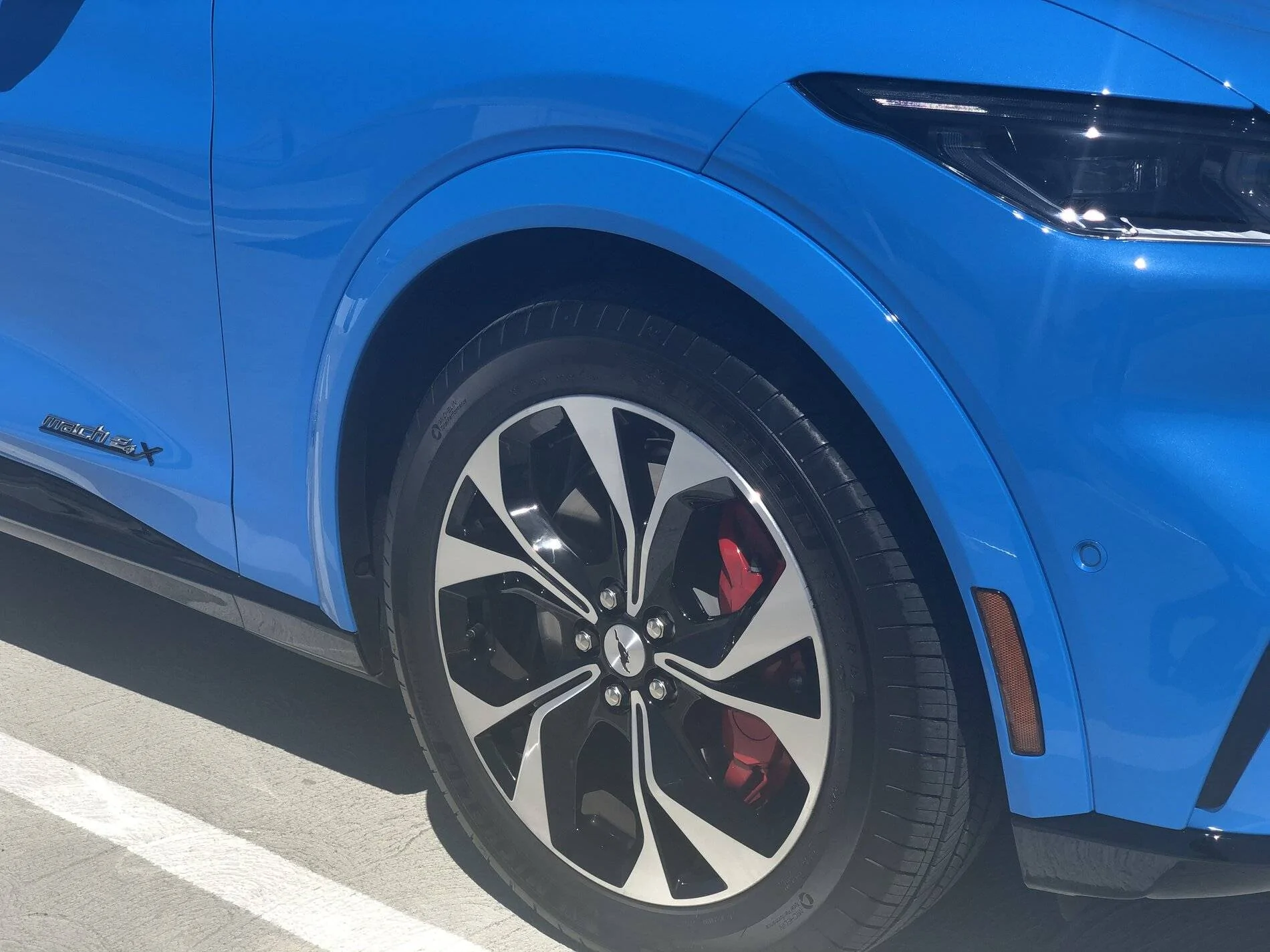 Ford Mustang Mach-E Ceramic Coating to my Grabber Blue FE 93FA74F6-4E25-481C-80E2-64C4BA30F2D6