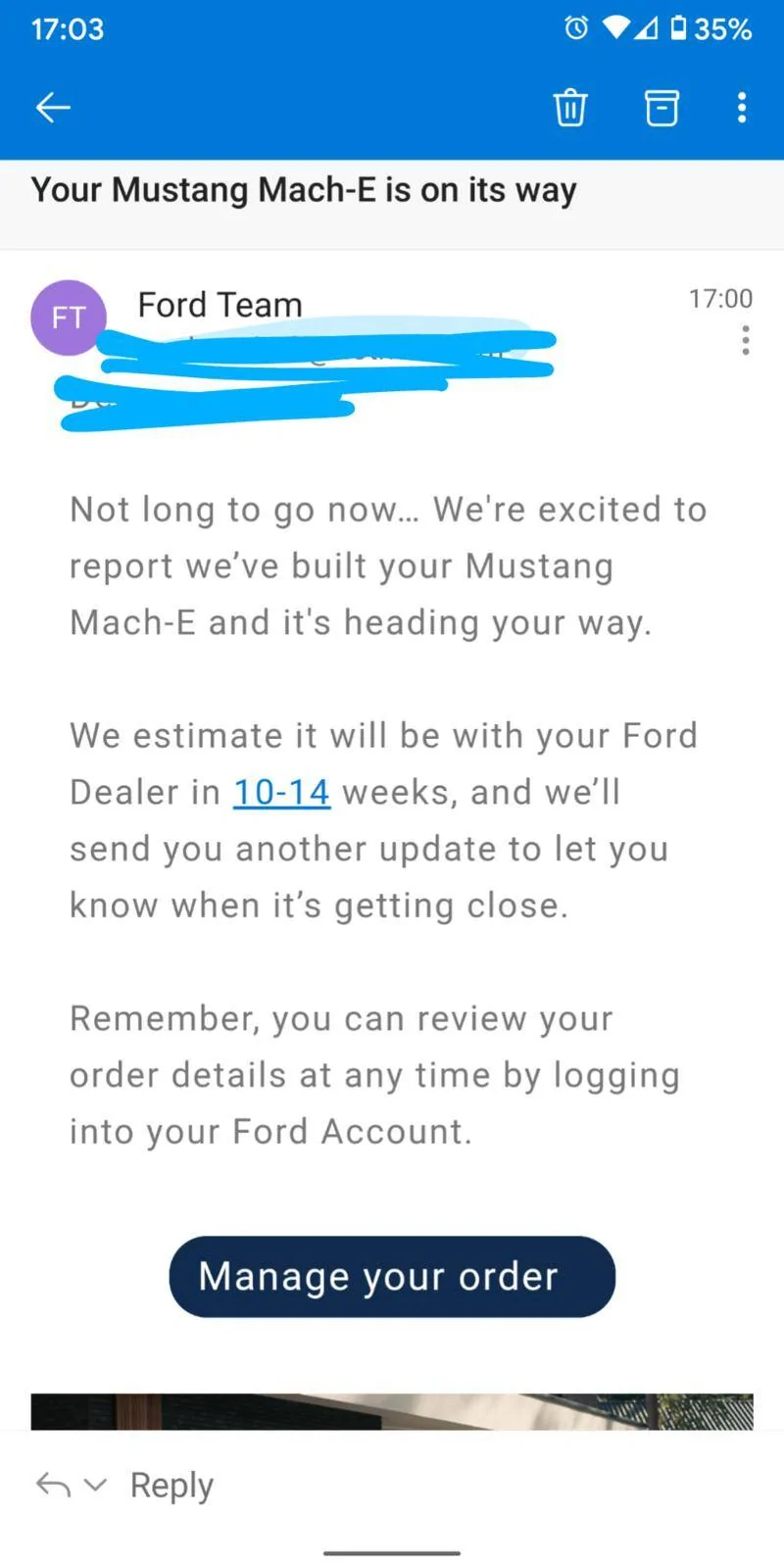 Ford Mustang Mach-E UK Customers Screenshot_20210325-170338