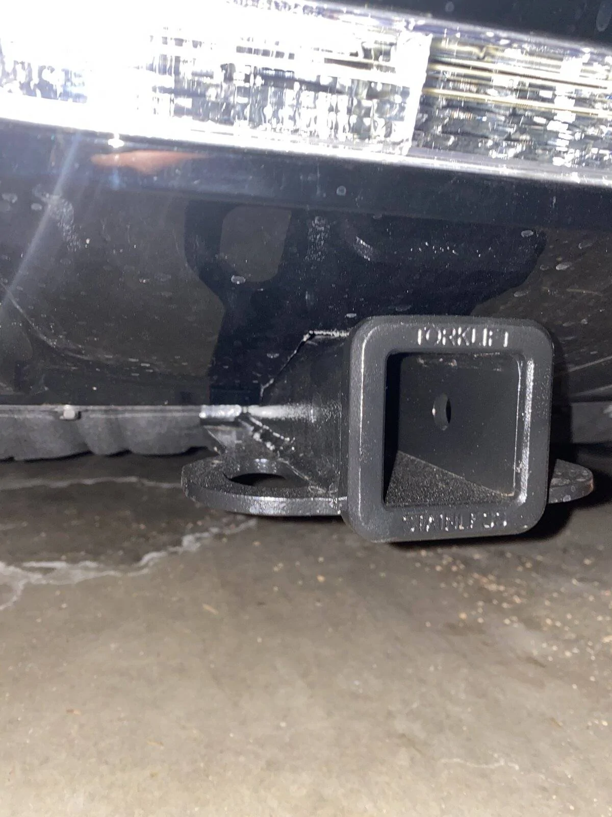 Ford Mustang Mach-E First Hitch Installed on a Mach-E (Torklift EcoHitch) Torklift EcoHitch -  First Hitch Installed 5on a Mach-E 