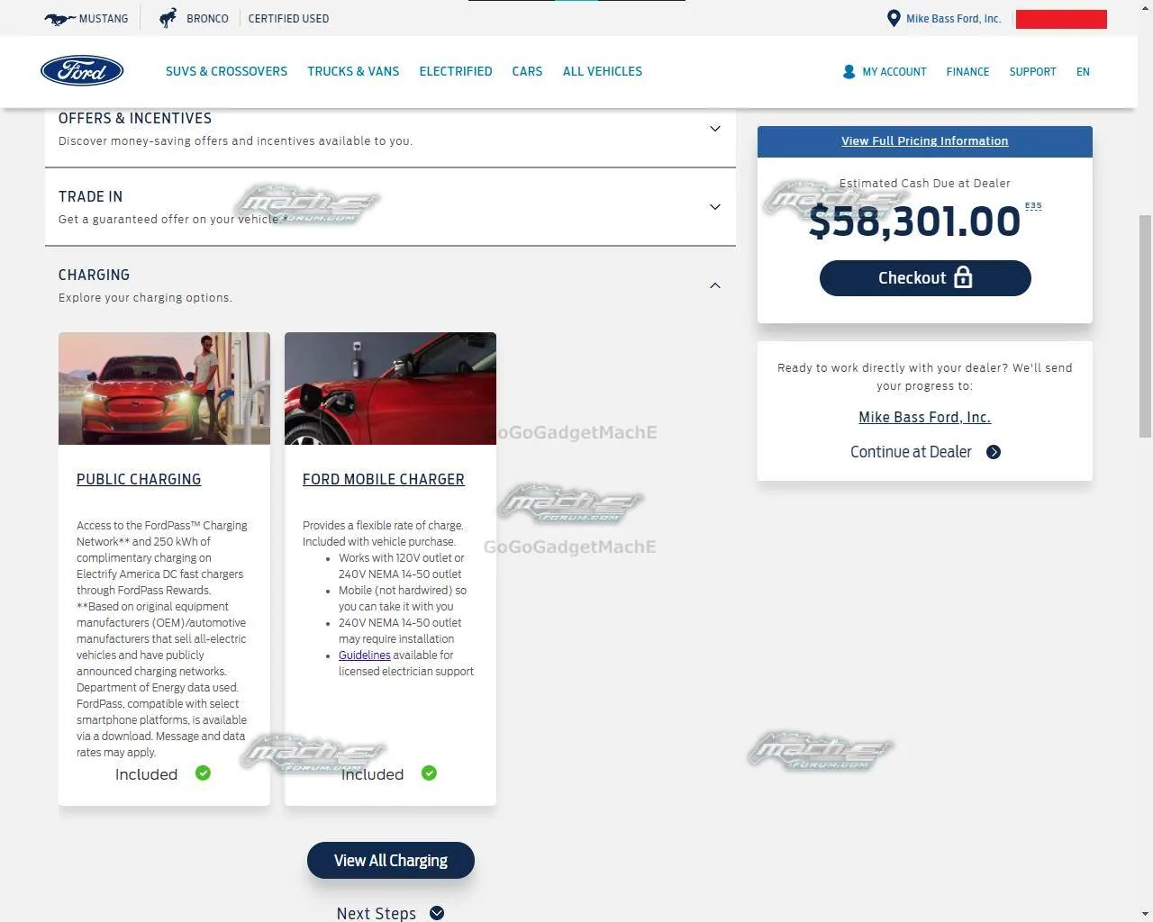 Ford Mustang Mach-E Online purchase checkout for Mach-E : here's what it looks like watermarked (11)