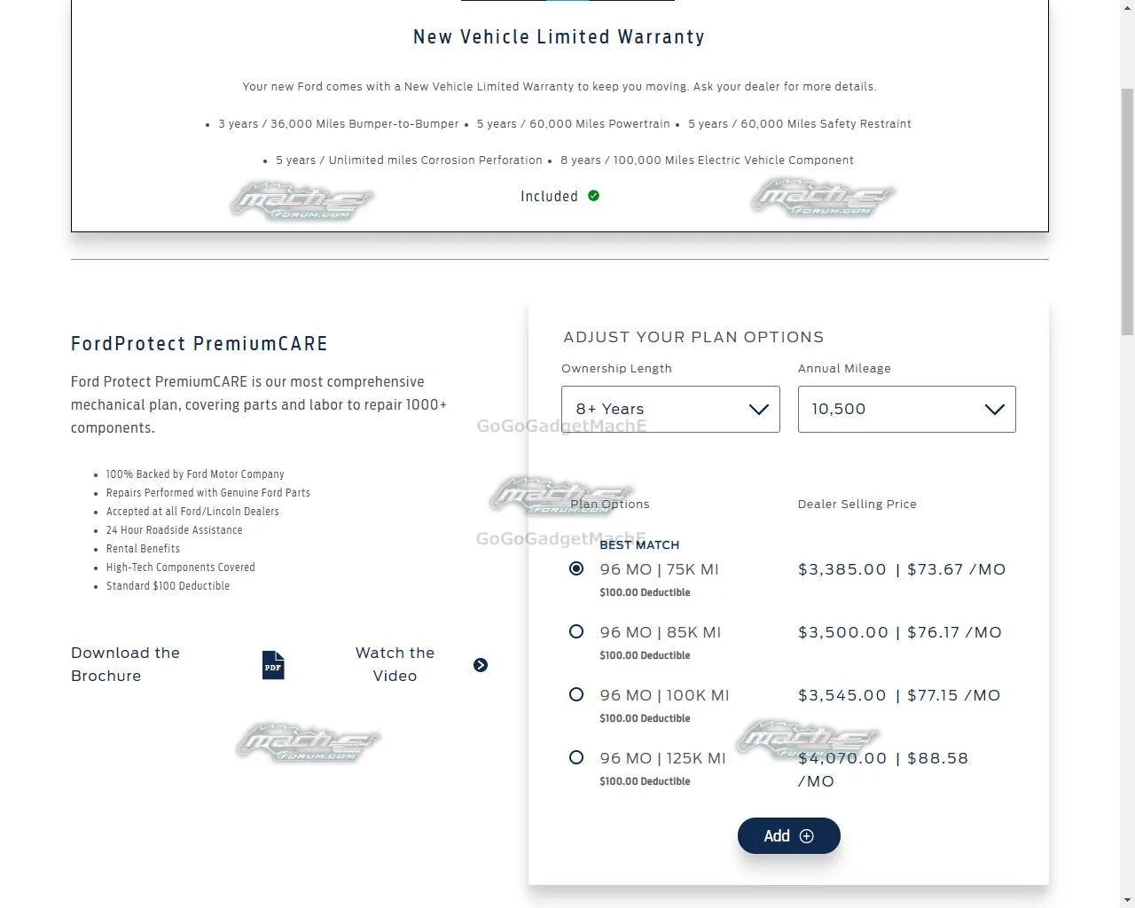 Ford Mustang Mach-E Online purchase checkout for Mach-E : here's what it looks like watermarked (20)