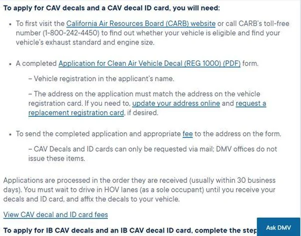 Ford Mustang Mach-E California Clean Air Vehicle (CAV/HOV lane) stickers - Has anybody received theirs yet? 1616990732809