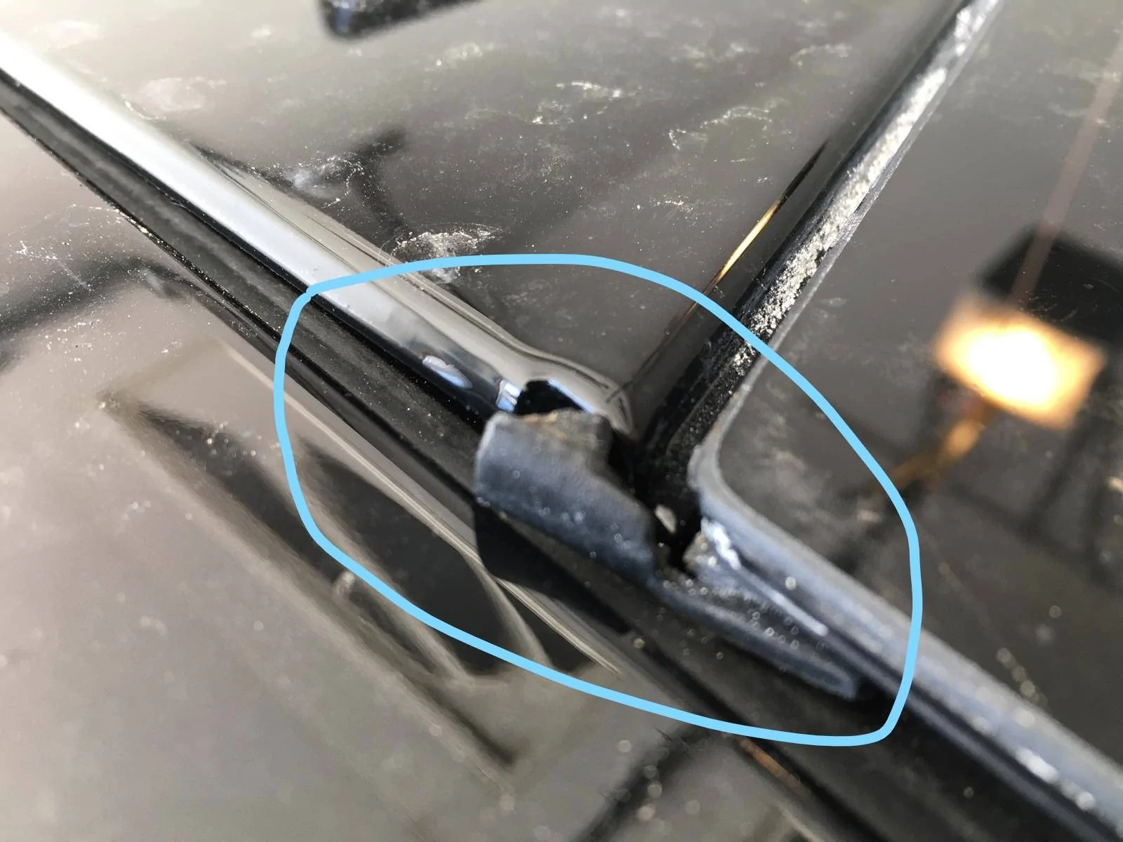 Ford Mustang Mach-E Garage Door Accident InkedWhatsApp Image 2021-04-01 at 8.18.22 AM_LI