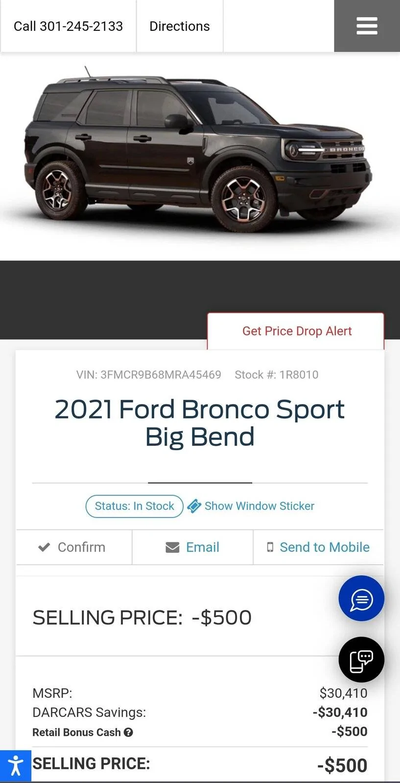 Ford Mustang Mach-E Ford Bronco, Selling Price -$500!! Screenshot_20210406-161132