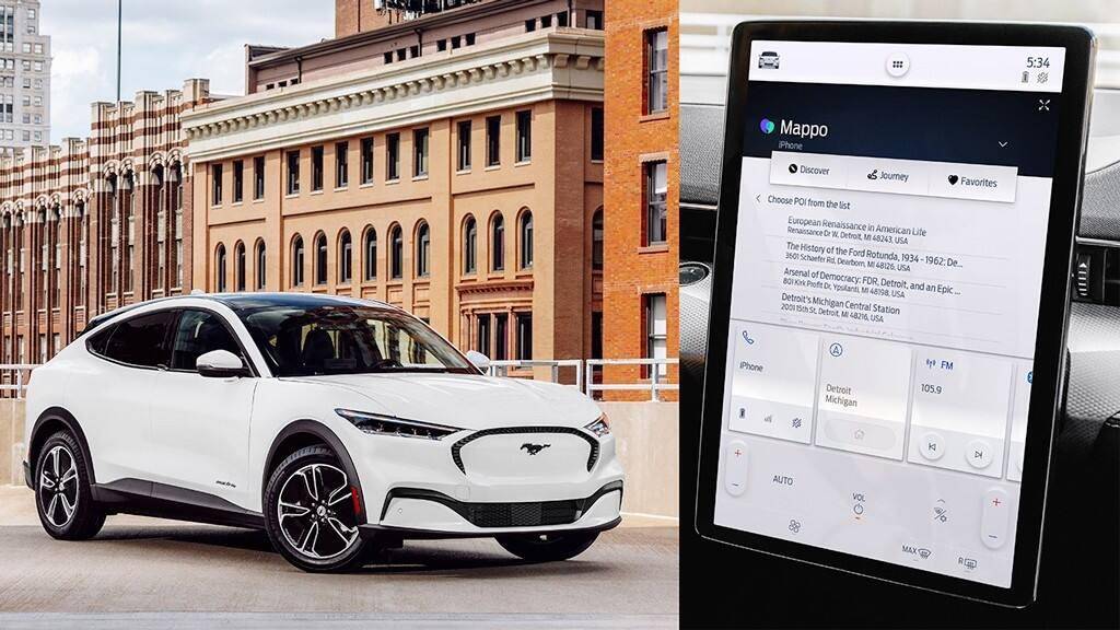 Ford Mustang Mach-E Industry-First Mappo App for SYNC Offers a New Way to Explore 1617834990021