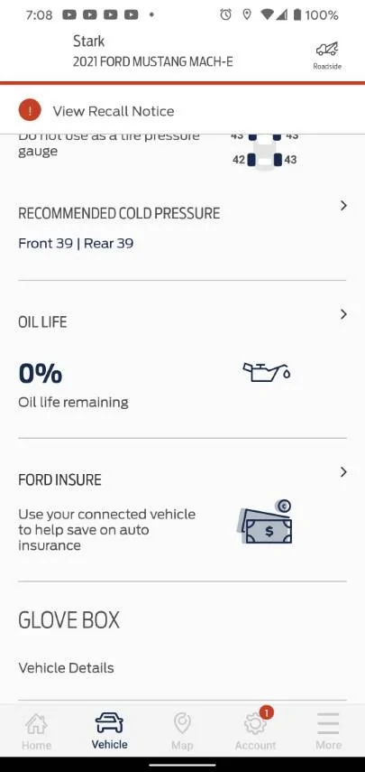 Ford Mustang Mach-E Submit Your FordPass App Feedback to Ford FordPass_0_Oil