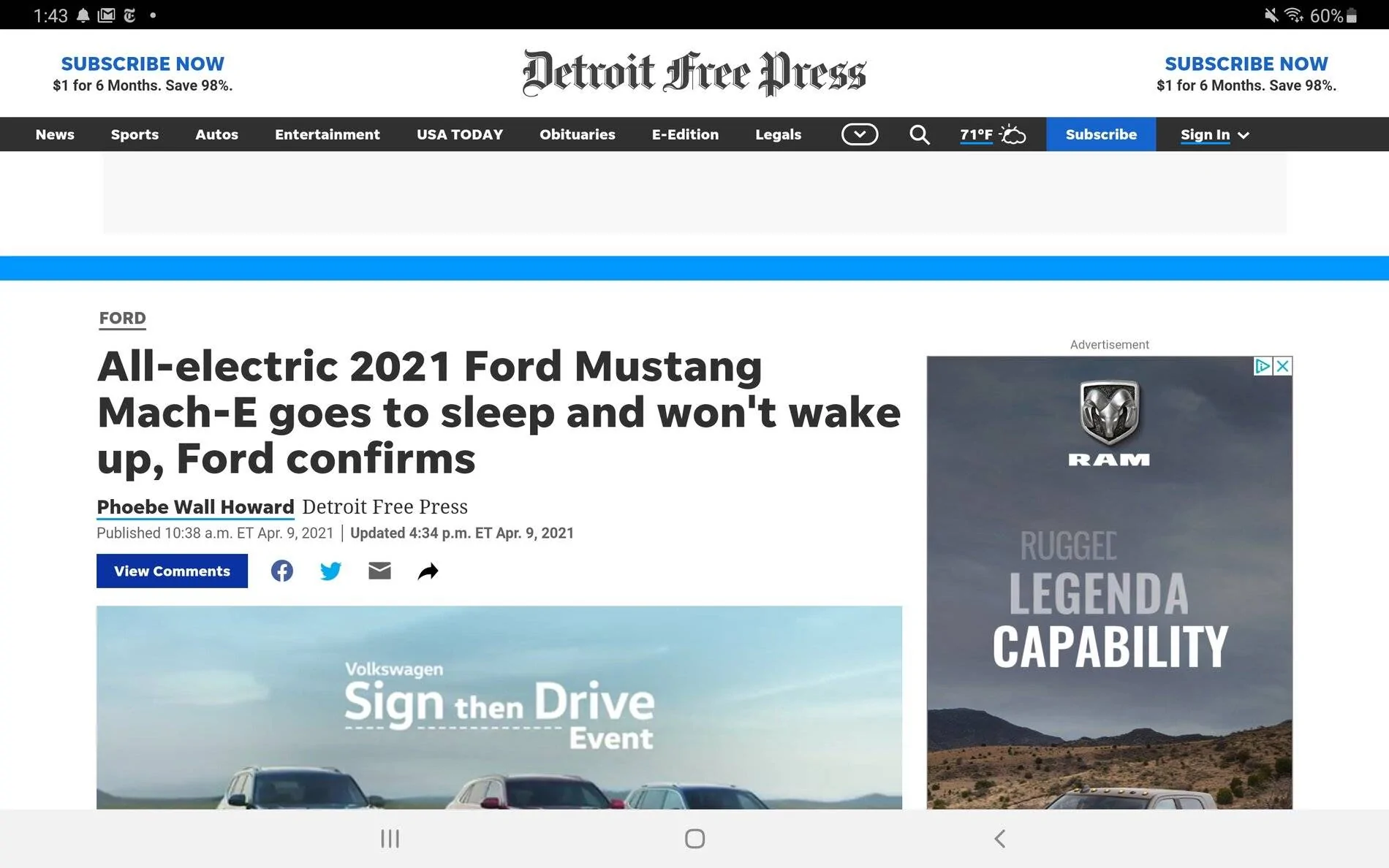 Ford Mustang Mach-E Tough Headline Screenshot_20210409-134304_Chrom