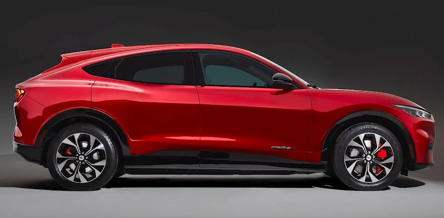 Ford Mustang Mach-E Designer points out the design TRICKERY On The MUSTANG MACH E 1618026853338