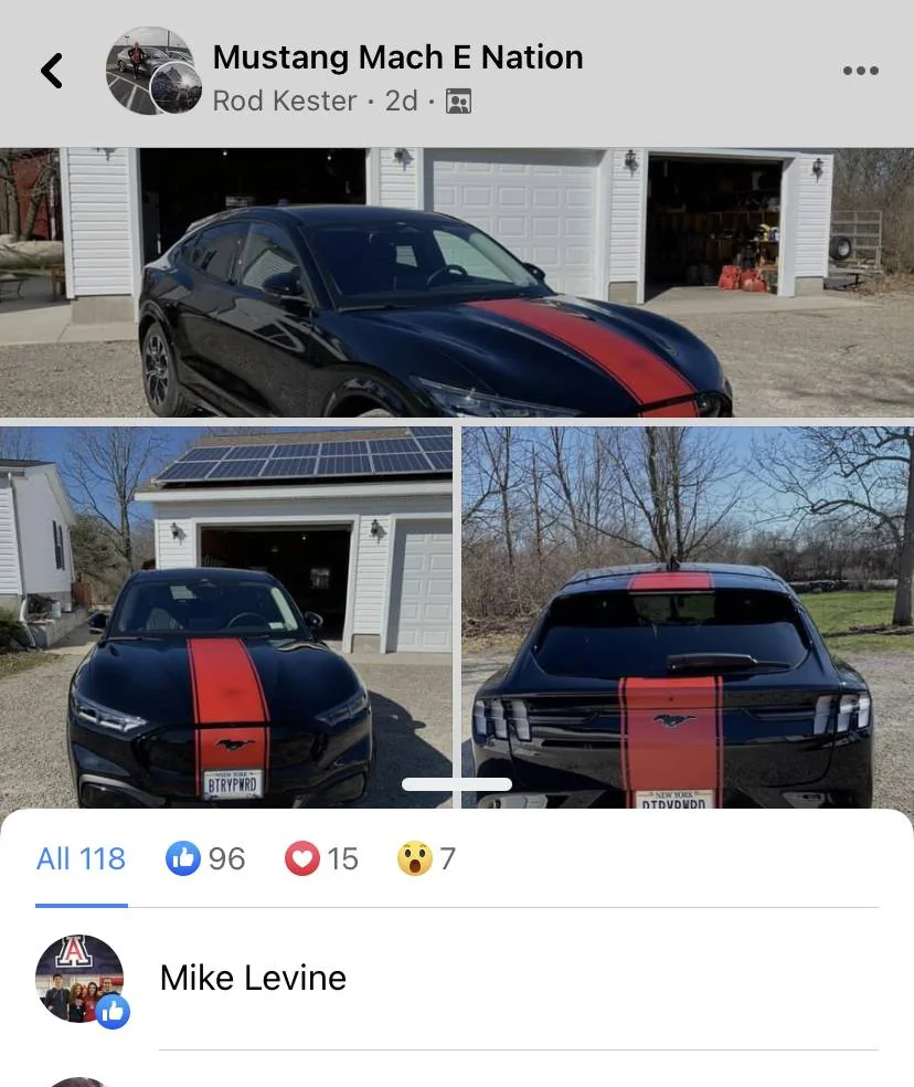 Ford Mustang Mach-E I got STRIPES!! UPDATE ? 6821E9DB-BE35-4917-AAFD-9AF72AEADE10