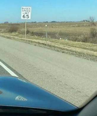 Ford Mustang Mach-E Speed Limit sign detection - room for improvement Buses Speed Limit - Illinois - cropped