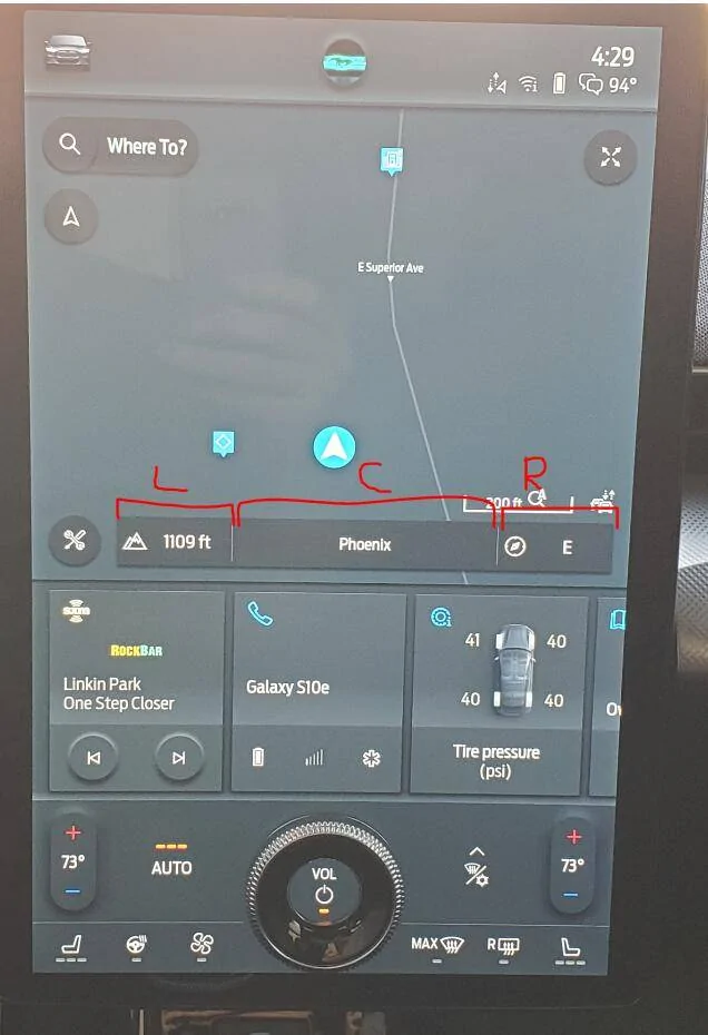 Ford Mustang Mach-E multiple stops in nav does not count down milage in IC 1618270444729