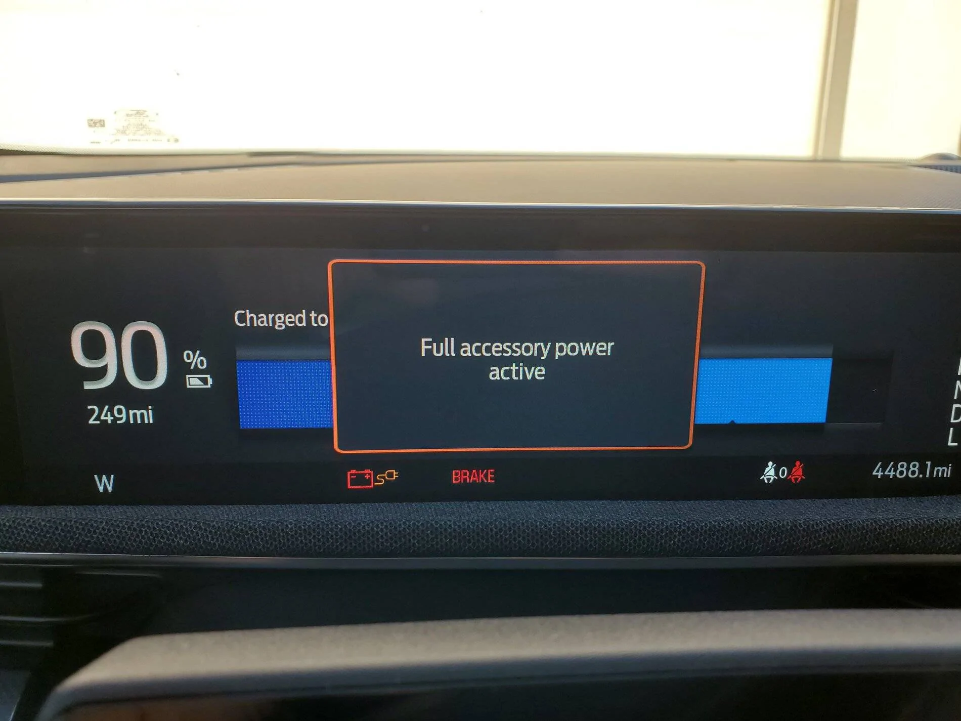 Ford Mustang Mach-E 12v battery drain during DCFC? 20210418_073013