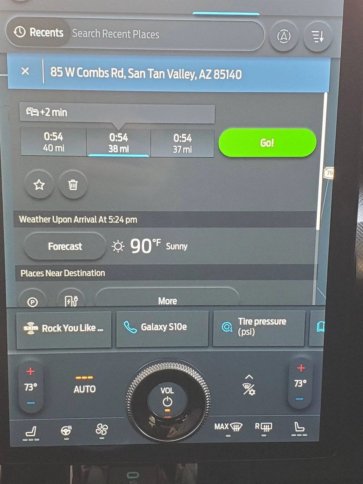 Ford Mustang Mach-E How do you save locations in the Navigation app? 20210412_163036
