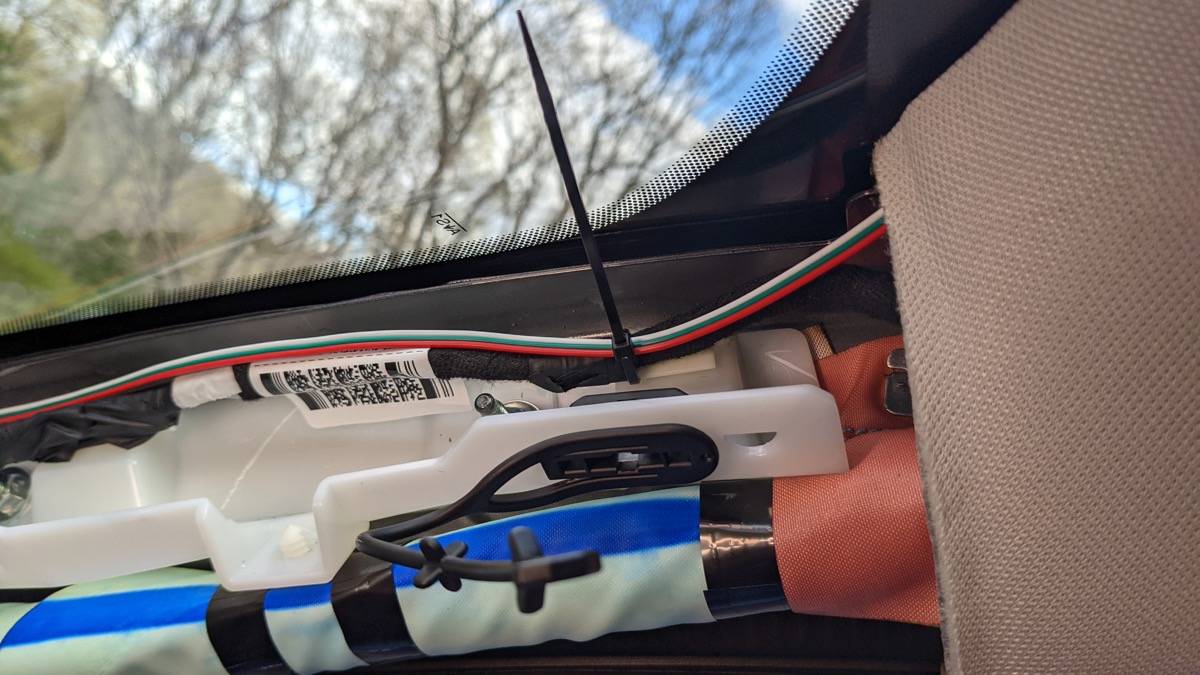 Ford Mustang Mach-E DIY Tutorial for Hardwiring a Dashcam and Radar Detector Pic5