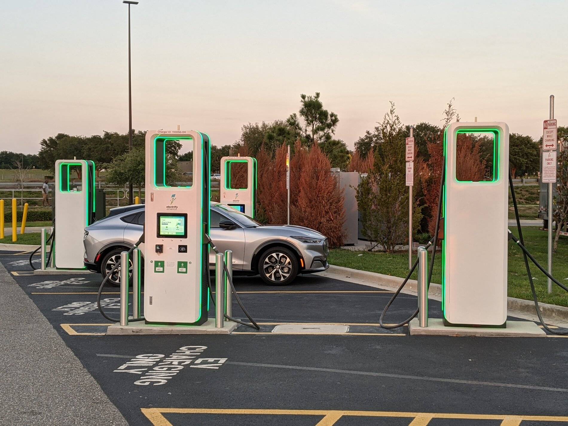 Ford Mustang Mach-E Free Charging on Earth Day (4/22) at Electrify America charging stations PXL_20210422_235009469