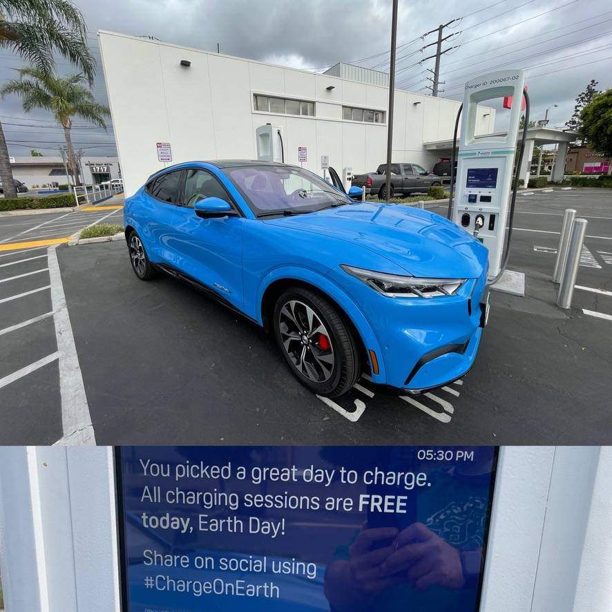 Ford Mustang Mach-E Free Charging on Earth Day (4/22) at Electrify America charging stations 772F86F8-57B0-4289-BF7C-7874F4444E1E_1_105_c