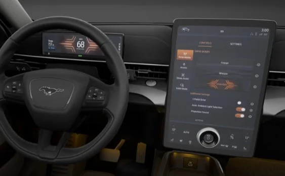 Ford Mustang Mach-E Driving Mode - Unbridled - wrong color Unbridled Mode - should 