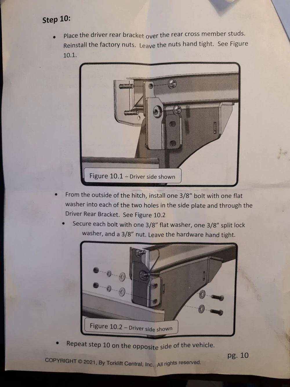 Ford Mustang Mach-E DIY install TorkLift hitch for bike rack, etc 010