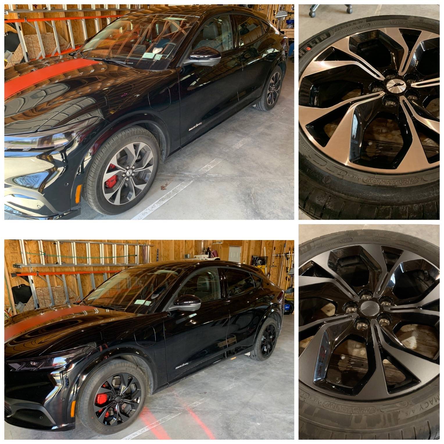 Ford Mustang Mach-E Vinyl blackout for OEM wheels. 010AABED-4564-437D-8183-3D72921032CF