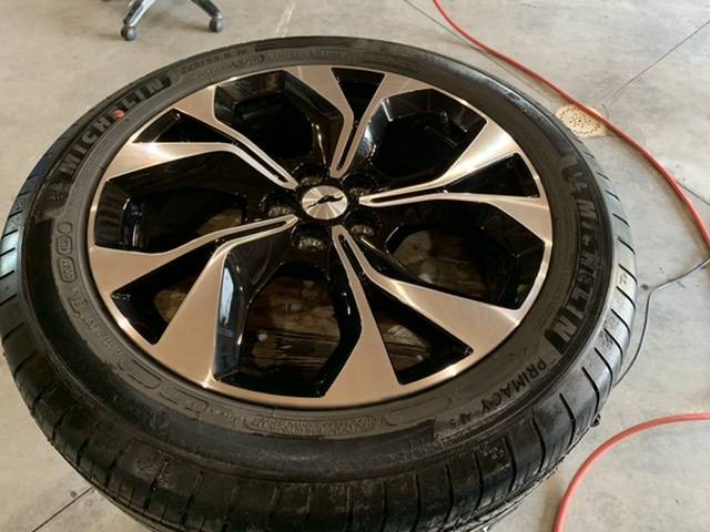 Ford Mustang Mach-E Vinyl blackout for OEM wheels. 50140FF1-FB57-4032-99E7-B4938F02A4AC