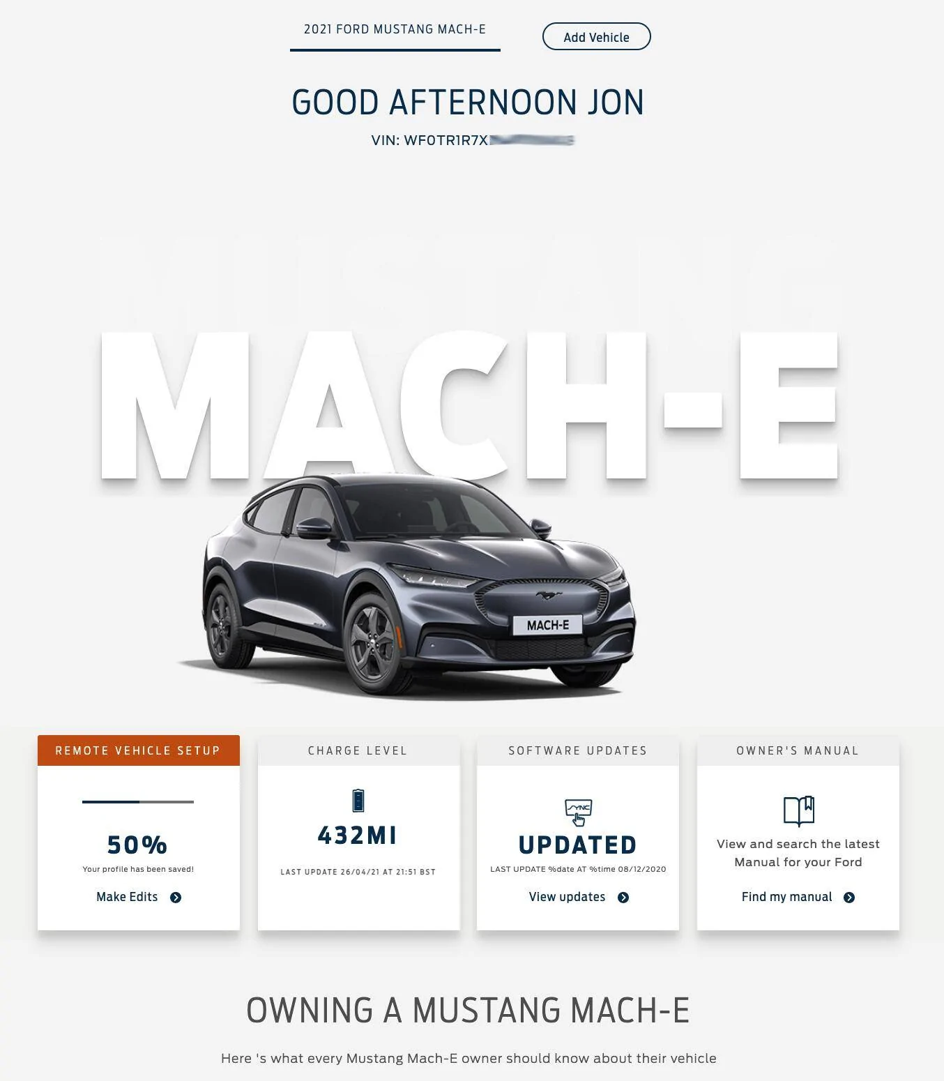 Ford Mustang Mach-E UK Customers Screenshot 2021-04-27 at 16.10.25
