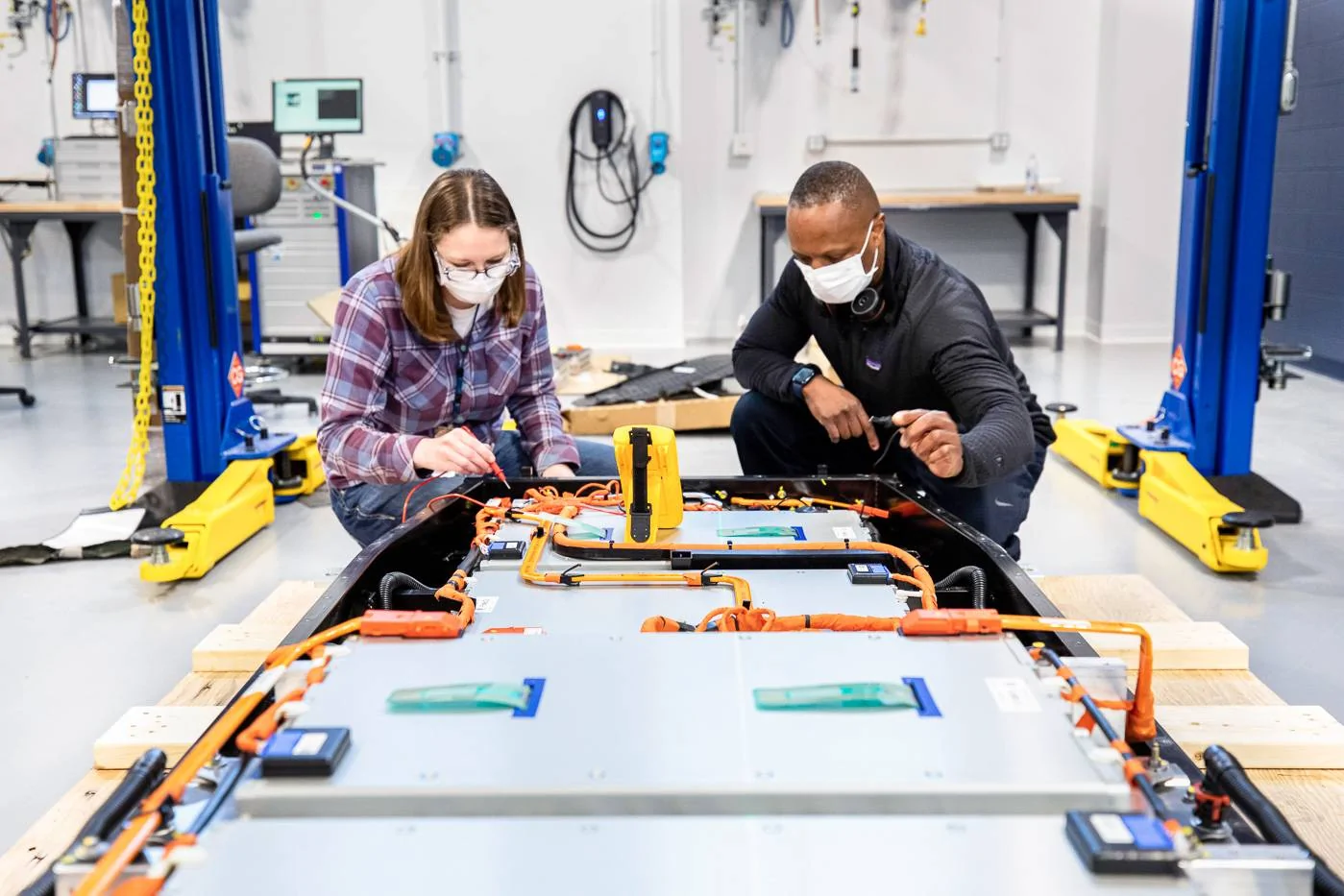 Ford Mustang Mach-E Ford Confirms Romulus, MI as Site of FORD ION PARK, Company’s New Global Battery Center of Excellence BatteryFacility_AllenPark_11