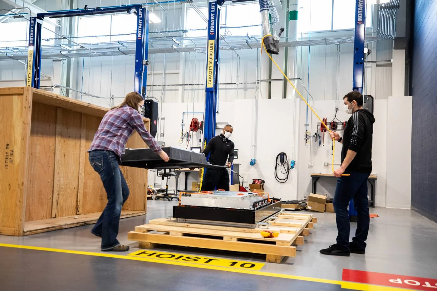 Ford Mustang Mach-E Ford Confirms Romulus, MI as Site of FORD ION PARK, Company’s New Global Battery Center of Excellence BatteryFacility_AllenPark_19