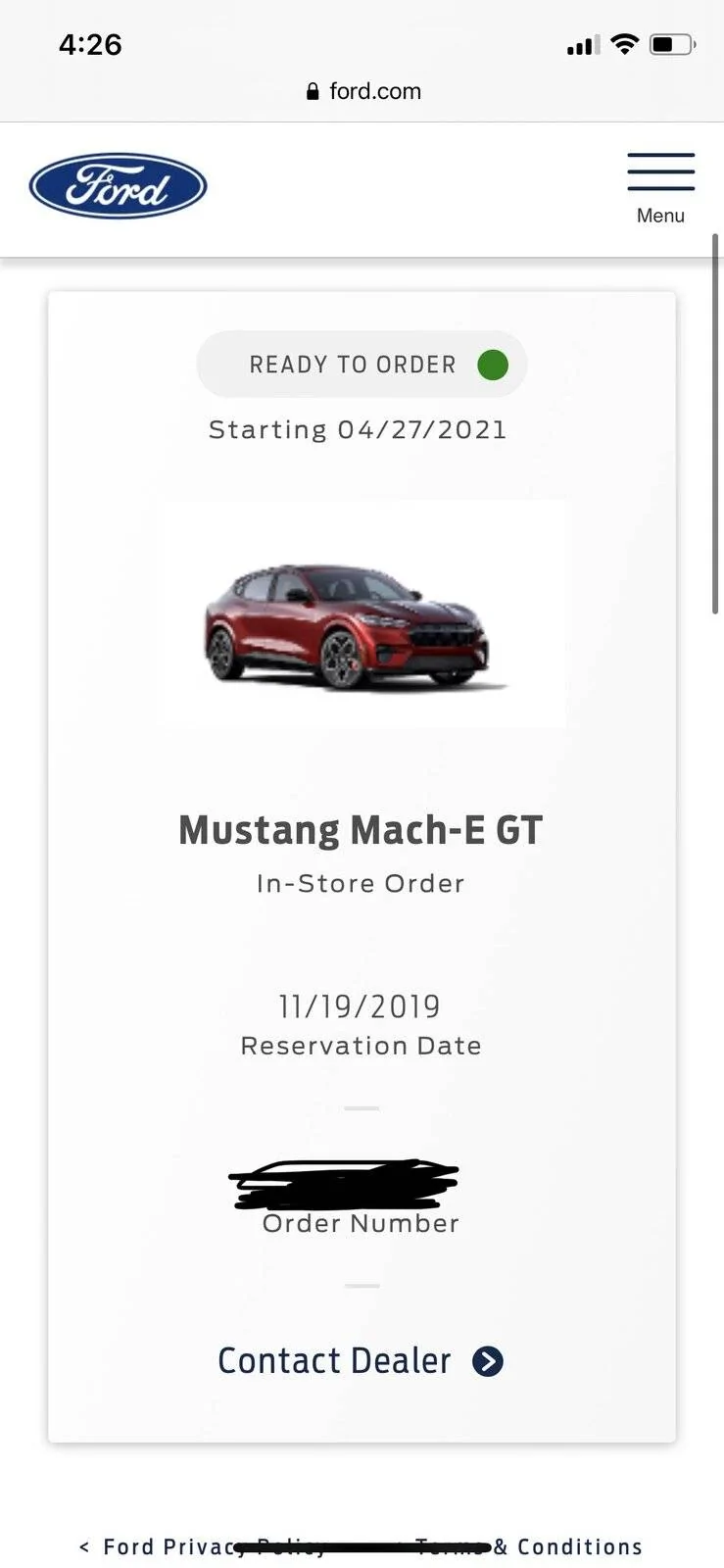 Ford Mustang Mach-E Mach-E GT and GT Performance Edition Open for Orders April 28! $59,900 and $64,900 MSRP Pricing 51B34165-4D86-44B5-AEB2-1012FAE3D188