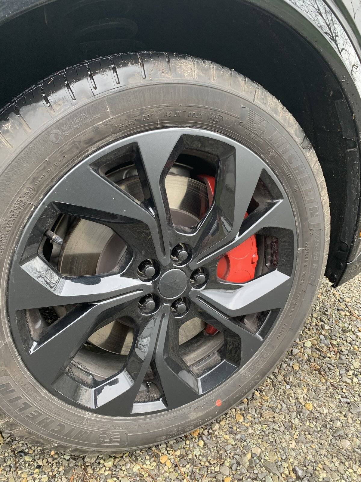 Ford Mustang Mach-E Vinyl blackout for OEM wheels. 3C3CB68F-C419-48C0-AAEE-847F46E8B5B4