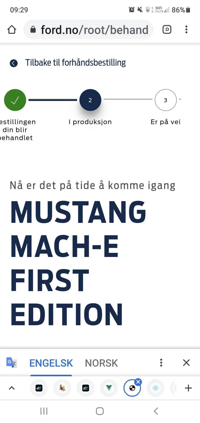 Ford Mustang Mach-E Norway - Mach-E ready for production Screenshot_20210501-092944_Chrom