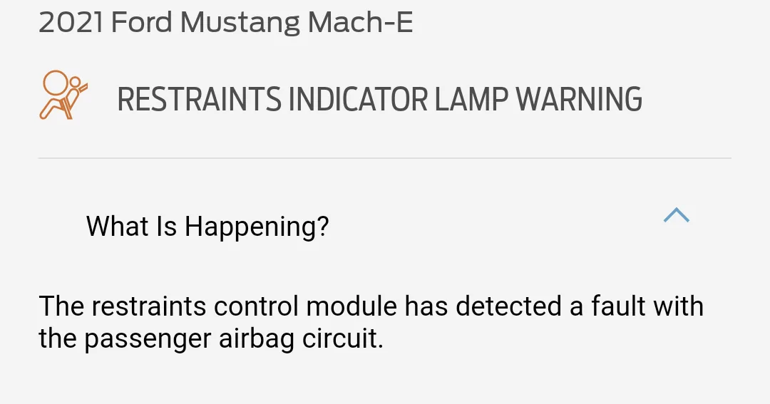 Ford Mustang Mach-E Restraints Control Module Fault Screenshot_20210501-104058~3