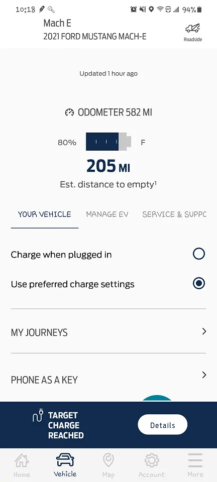 Ford Mustang Mach-E Charging to 90% 1620137997118