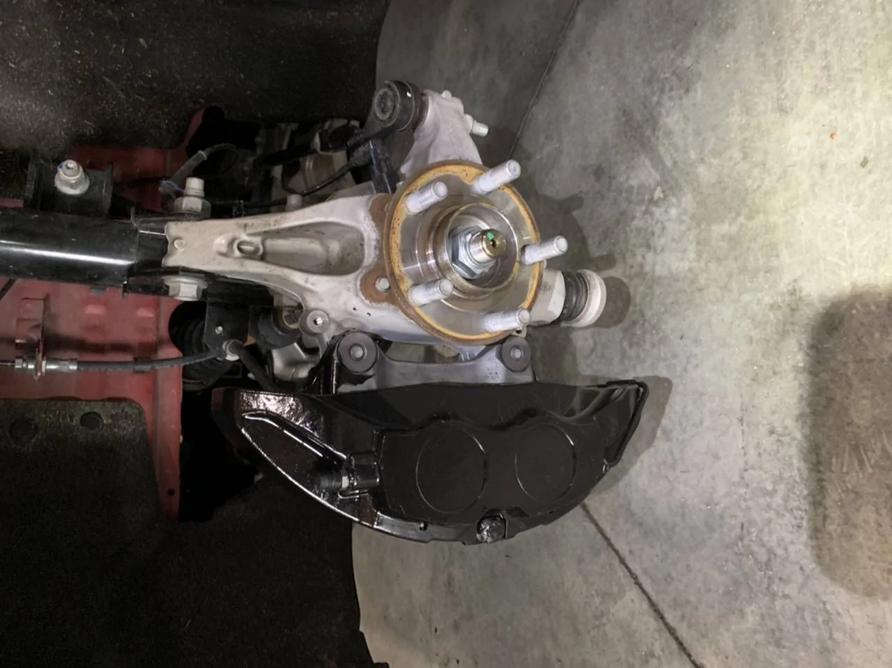 Ford Mustang Mach-E Any challenges to removing calipers 92711D9B-14B4-43C5-8F03-E47EEC6404D6