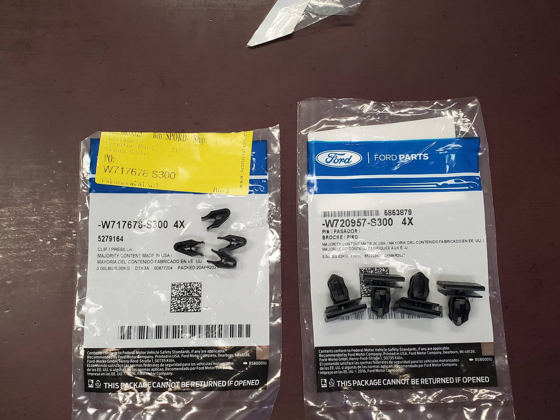 Ford Mustang Mach-E Plastic CLIP - Anyone know where it came from?  (Solved, but good info for others) 20210505_090034