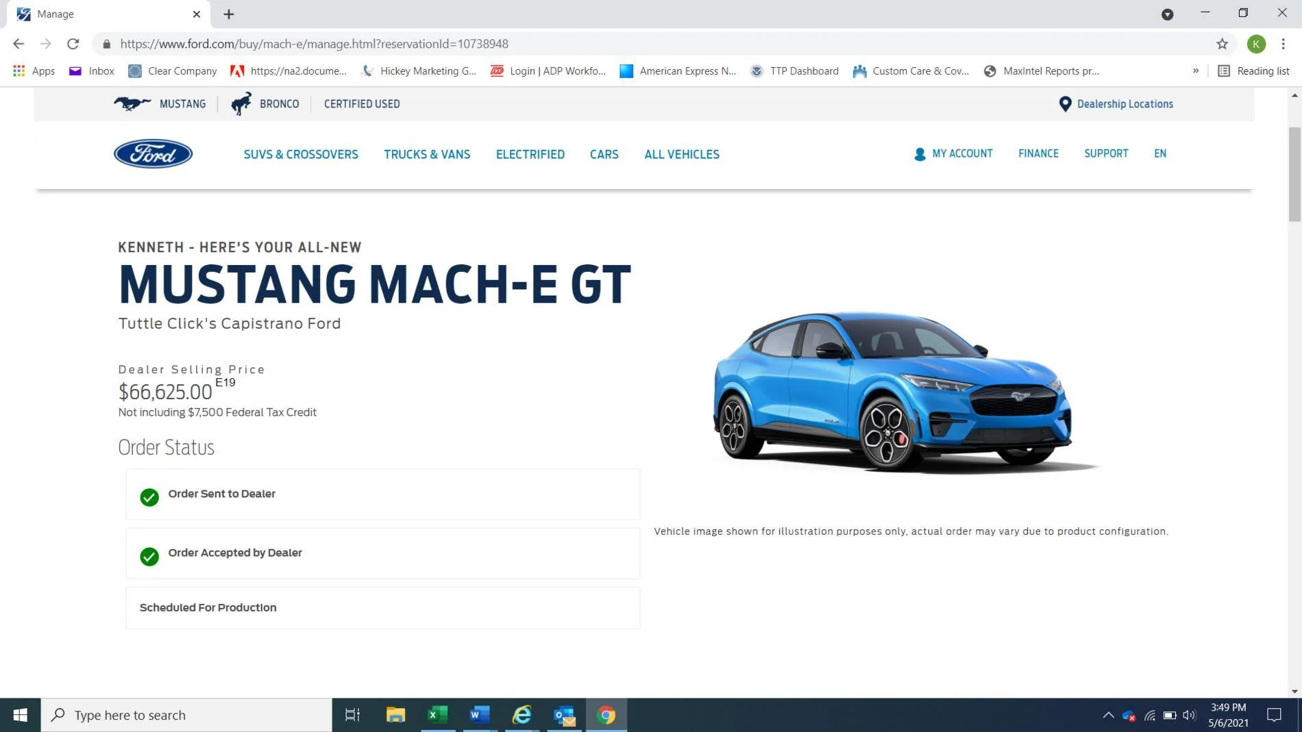Ford Mustang Mach-E GT Mach-E ordering starts next week - 4/28! Who's ordering? 1620341518949